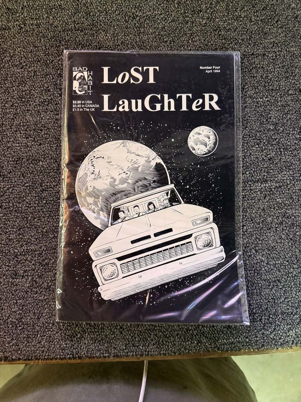 Lot of 2 Bad Habit Independent Comics: Lost Laughter #2 (1993) and #4 (1994) by